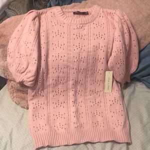 Nwt L pink sweater